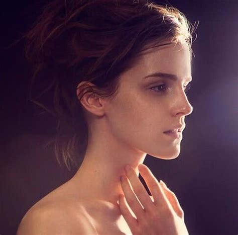 naked pics of emma watson|Harry Potter star Emma Watson poses nude for the environment